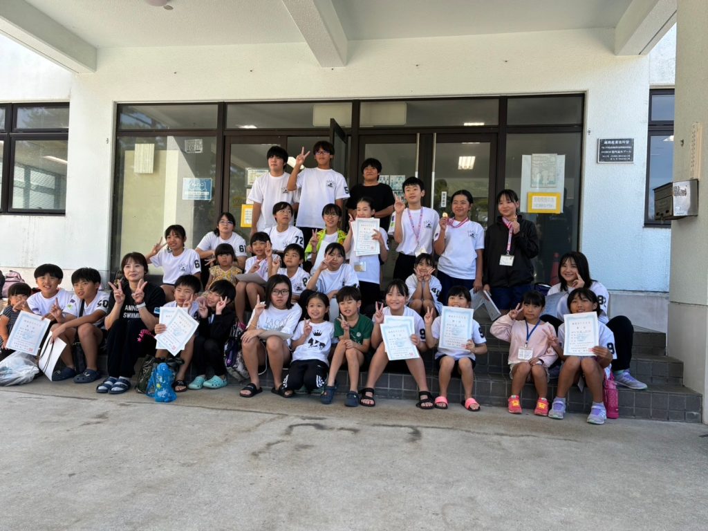第125 回水泳記録会、卒団生の活躍